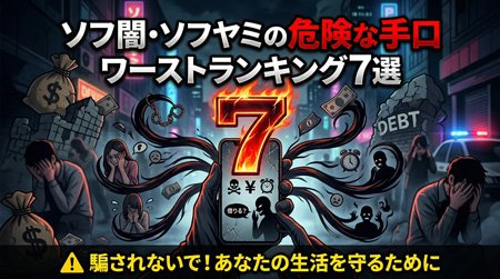 ソフト闇金の危険な手口ワーストランキング7選｜被害パターン別に徹底解説